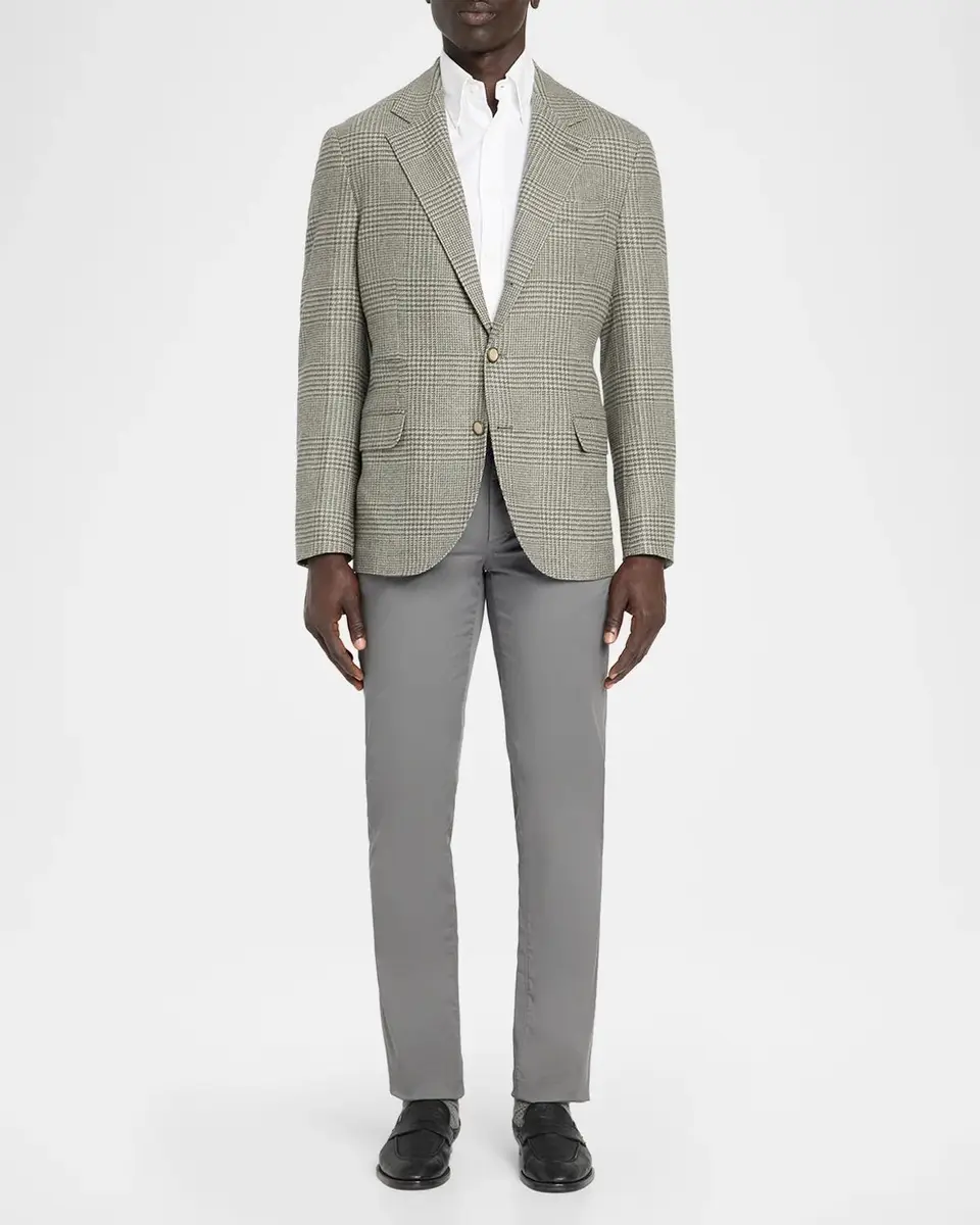 Brunello Cucinelli Men's Straight Fit Stretch Five-Pocket Pants | Thumbnail 2 Brunello Cucinelli Men's Straight Fit Stretch Five-Pocket Pants | Thumbnail 2