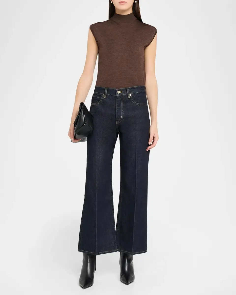 Frame The Swing High-Rise Flare Ankle Jeans | Thumbnail 2 Frame The Swing High-Rise Flare Ankle Jeans | Thumbnail 2