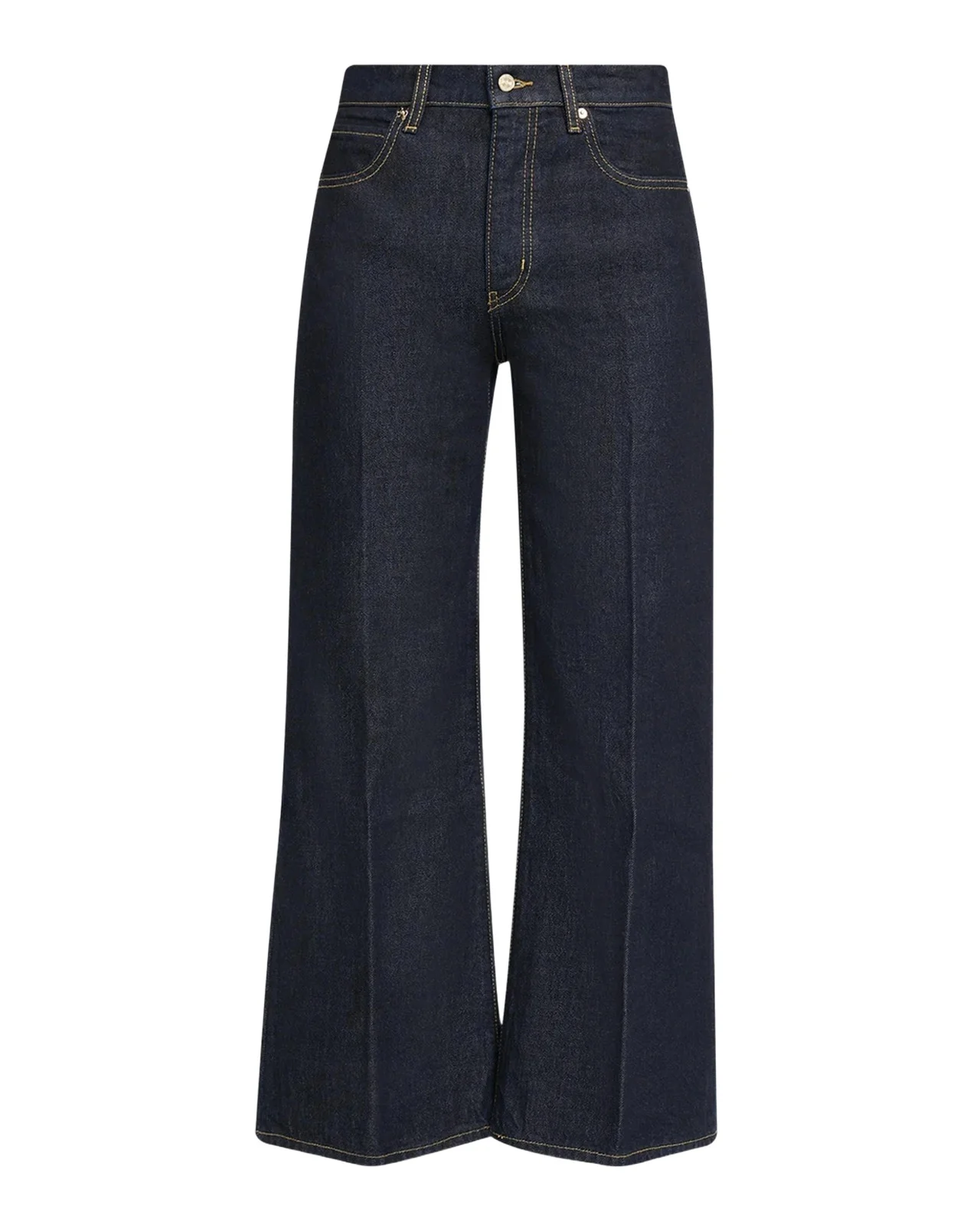 The Swing High-Rise Flare Ankle Jeans