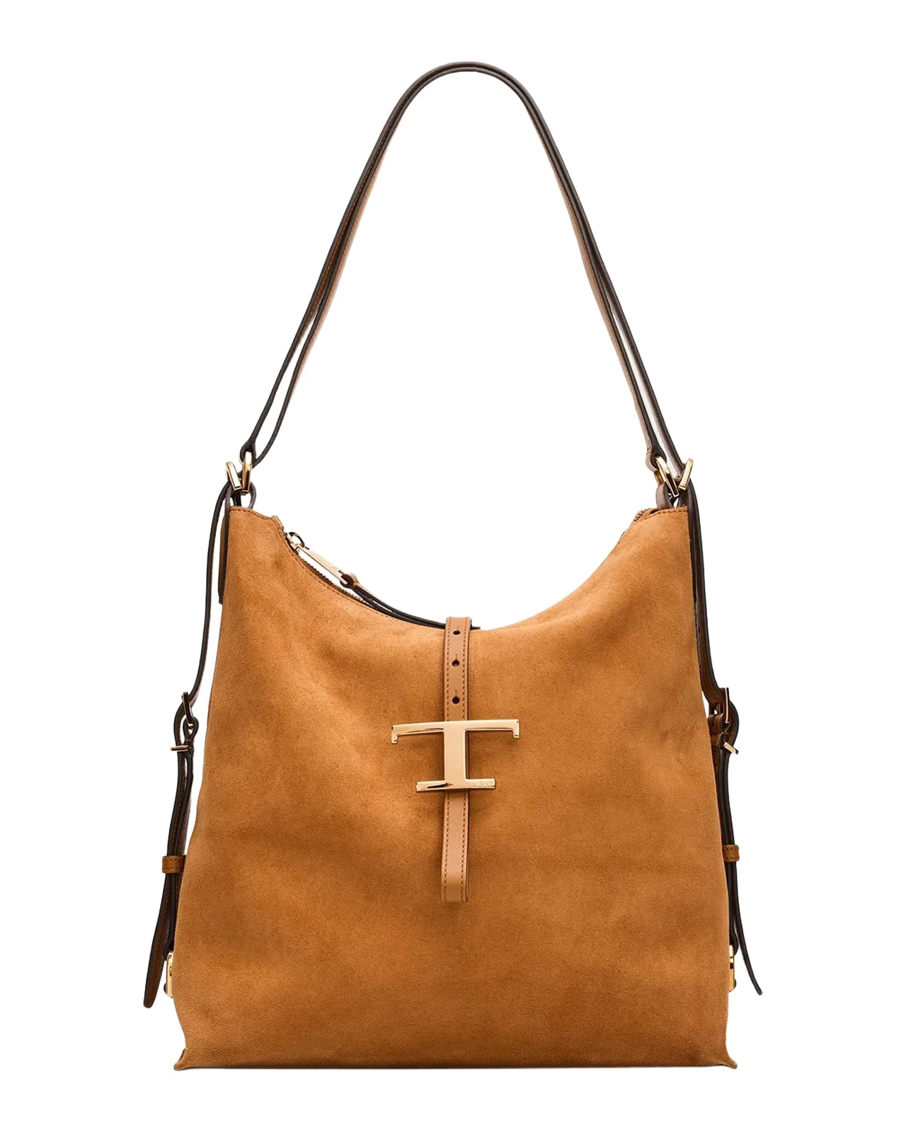 T Timeless Suede Shoulder Bag T Timeless Suede Shoulder Bag
