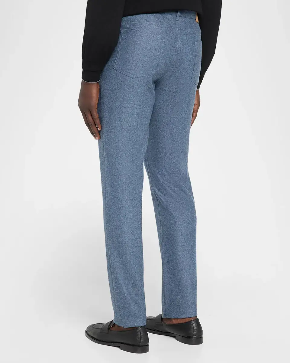 Brunello Cucinelli Men's Carded Flannel Five-Pocket Pants | Thumbnail 3 Brunello Cucinelli Men's Carded Flannel Five-Pocket Pants | Thumbnail 3
