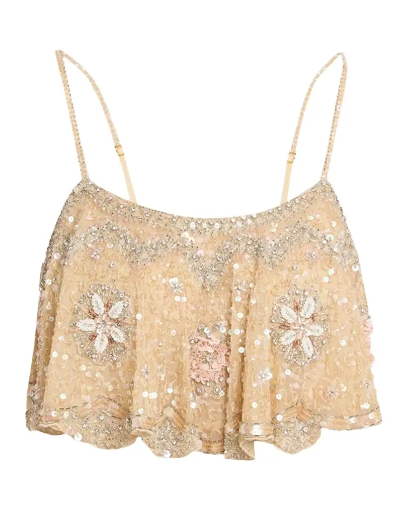 Sorwyn Embellished Crop Top