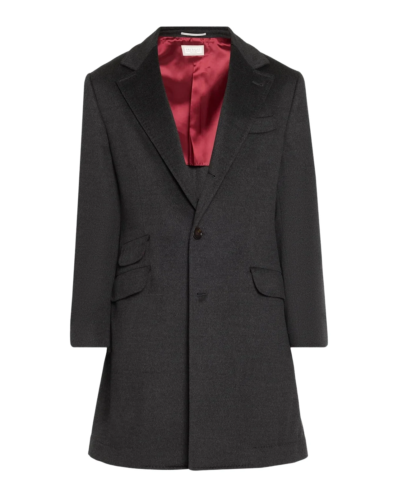 Men's Wool Single-Breasted Overcoat Men's Wool Single-Breasted Overcoat