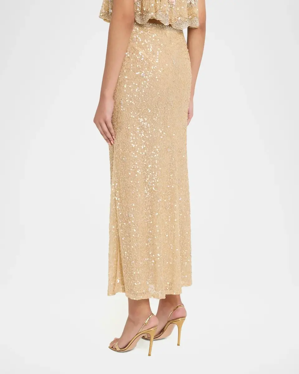 LoveShackFancy Lyndy Embellished Midi Skirt | Thumbnail 3 LoveShackFancy Lyndy Embellished Midi Skirt | Thumbnail 3