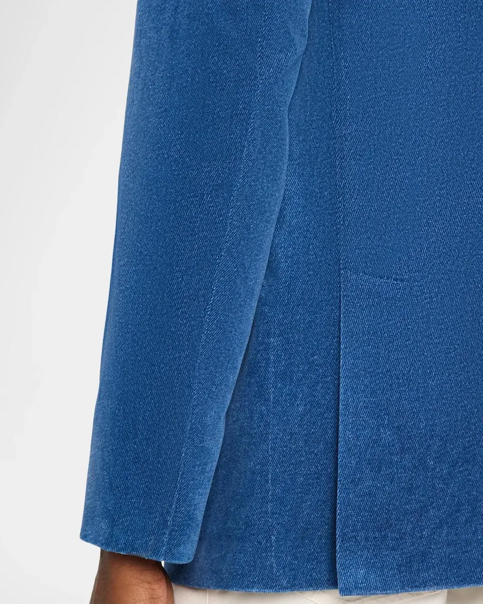 Brunello Cucinelli Men's Velvet Single-Breasted Suit Jacket | Thumbnail 8 Brunello Cucinelli Men's Velvet Single-Breasted Suit Jacket | Thumbnail 8