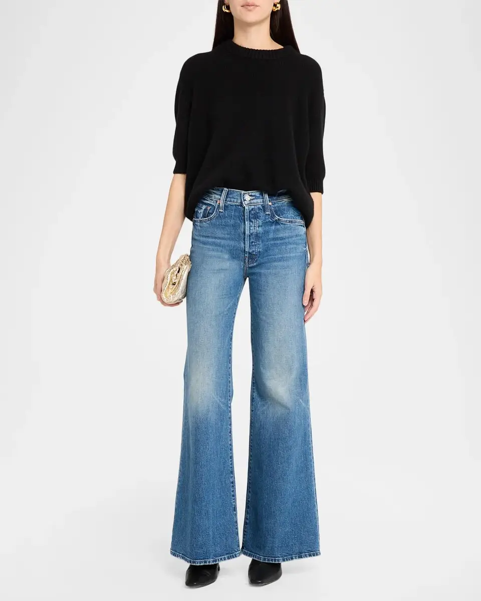 Mother The Tomcat Roller Sneak Wide-Leg Jeans | Thumbnail 2 Mother The Tomcat Roller Sneak Wide-Leg Jeans | Thumbnail 2