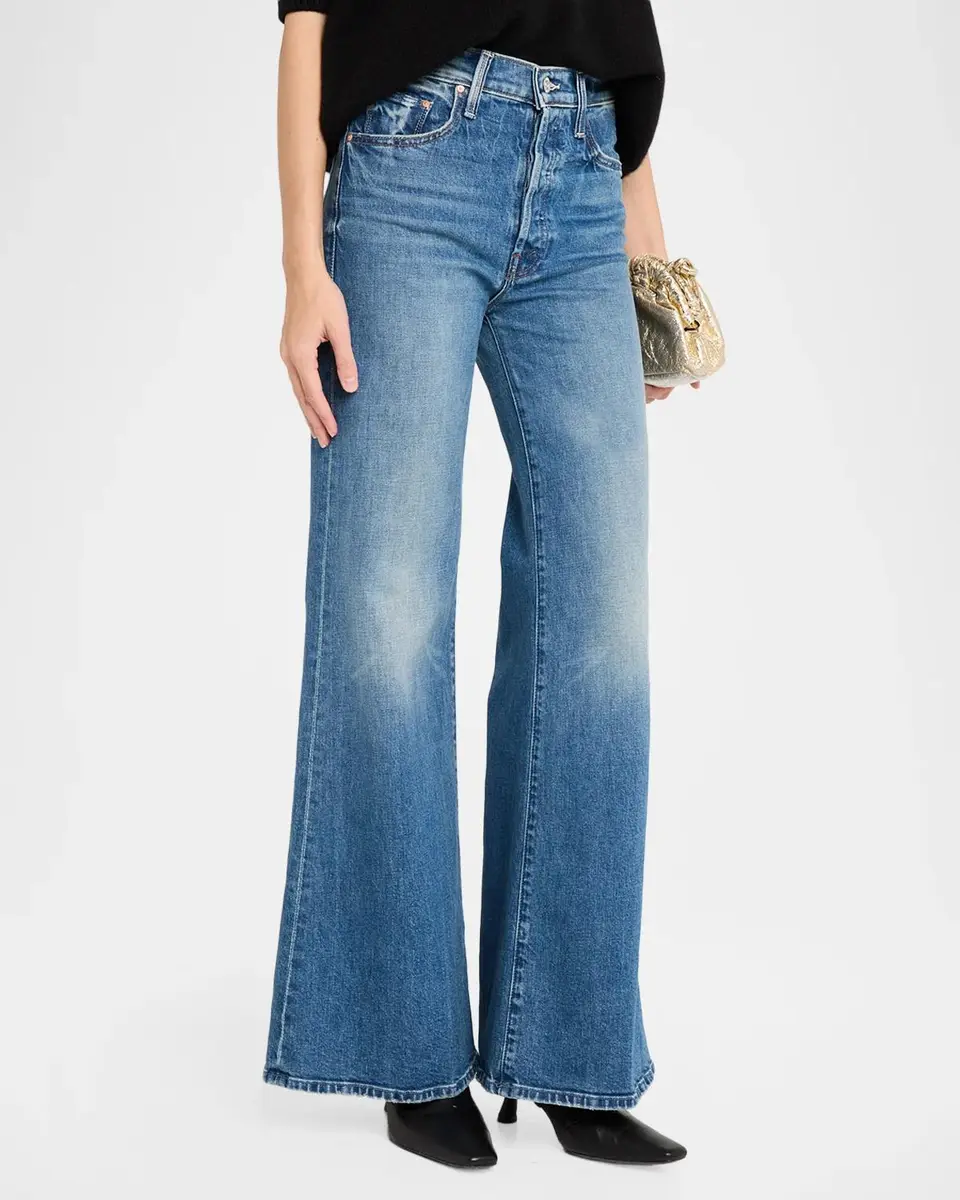 Mother The Tomcat Roller Sneak Wide-Leg Jeans | Thumbnail 4 Mother The Tomcat Roller Sneak Wide-Leg Jeans | Thumbnail 4