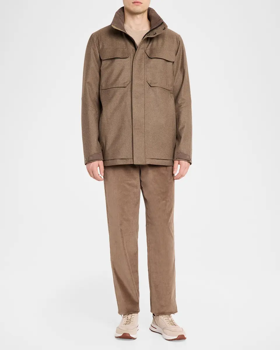 Sease Men's Wool-Cashmere Field Jacket | Thumbnail 2 Sease Men's Wool-Cashmere Field Jacket | Thumbnail 2