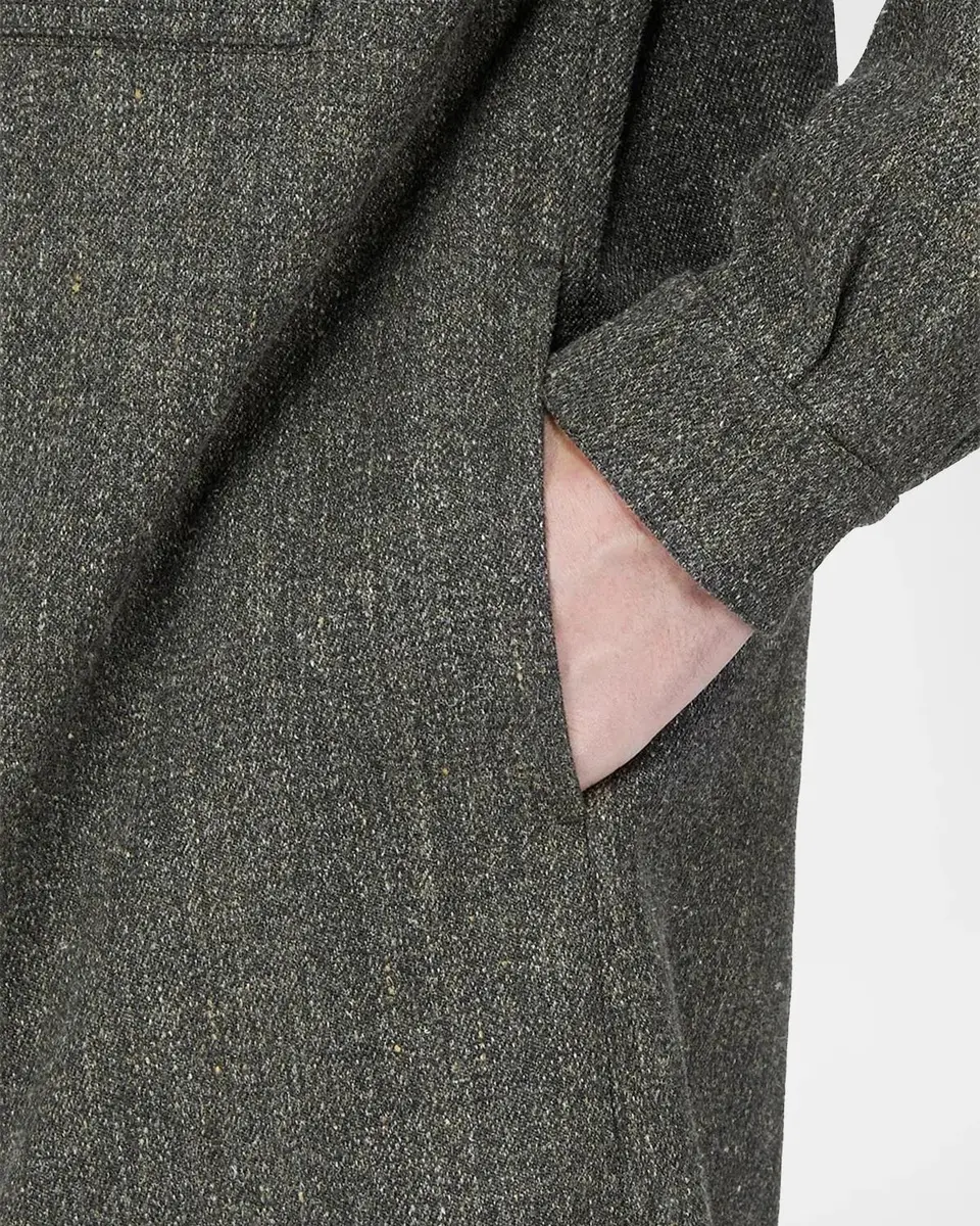 Rick Owens Wool-Blend Tweed Oversized Outershirt | Thumbnail 8 Rick Owens Wool-Blend Tweed Oversized Outershirt | Thumbnail 8