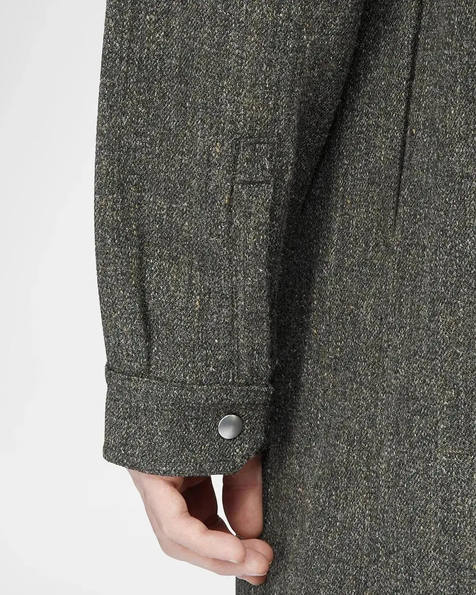 Rick Owens Wool-Blend Tweed Oversized Outershirt | Thumbnail 9 Rick Owens Wool-Blend Tweed Oversized Outershirt | Thumbnail 9