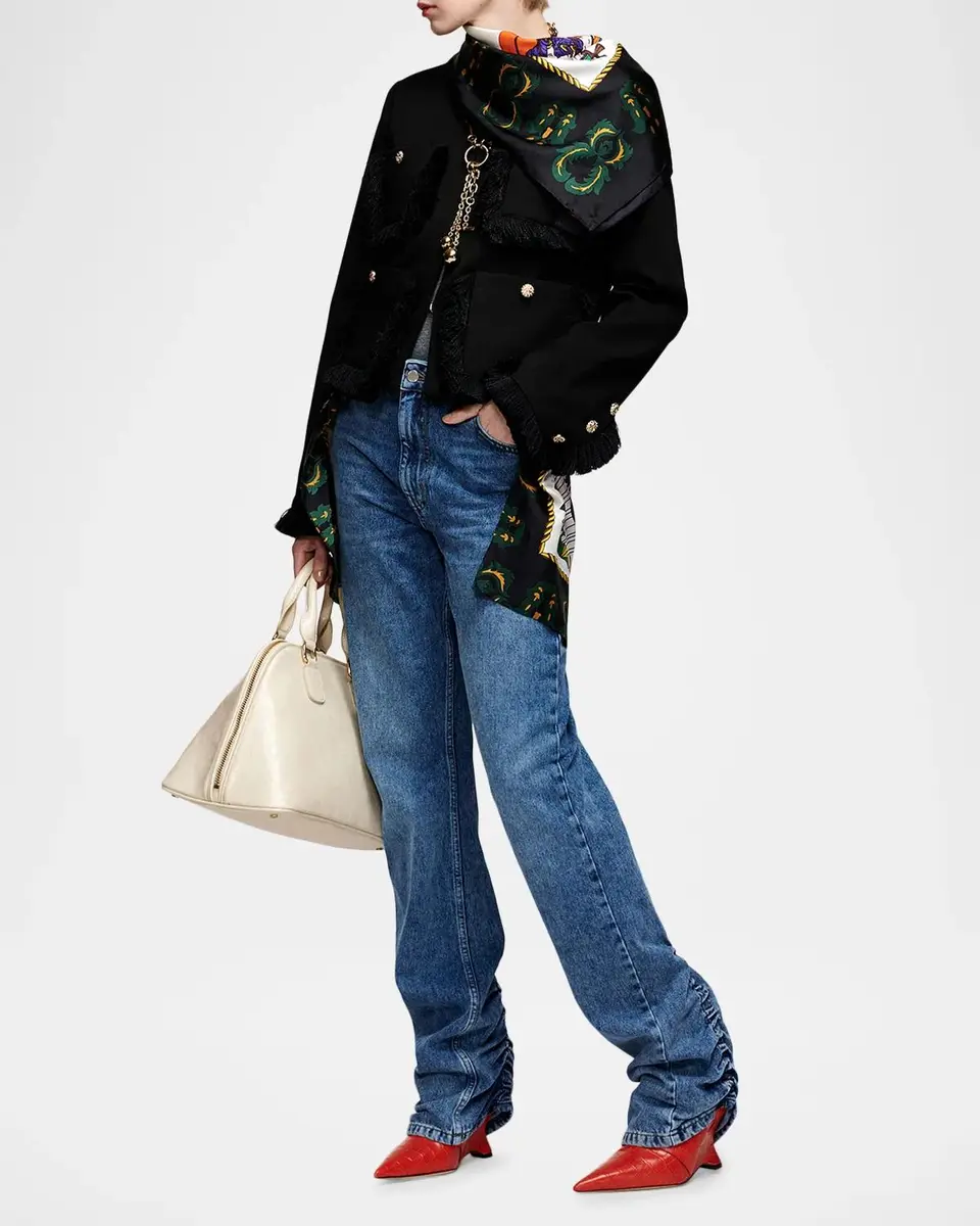 Essentiel Antwerp Kinetic Fringed Jacket | Thumbnail 2 Essentiel Antwerp Kinetic Fringed Jacket | Thumbnail 2