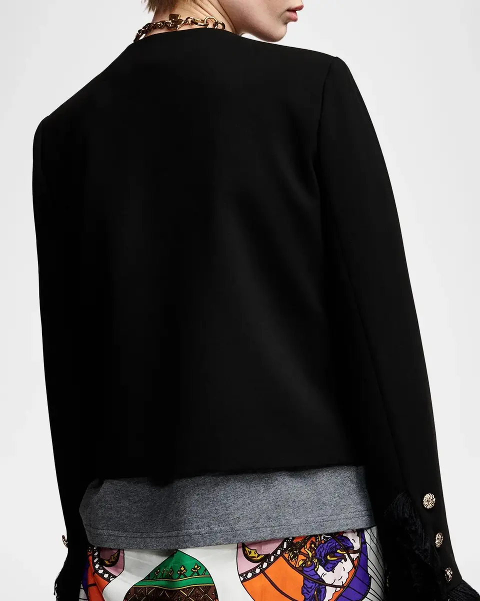 Essentiel Antwerp Kinetic Fringed Jacket | Thumbnail 3 Essentiel Antwerp Kinetic Fringed Jacket | Thumbnail 3