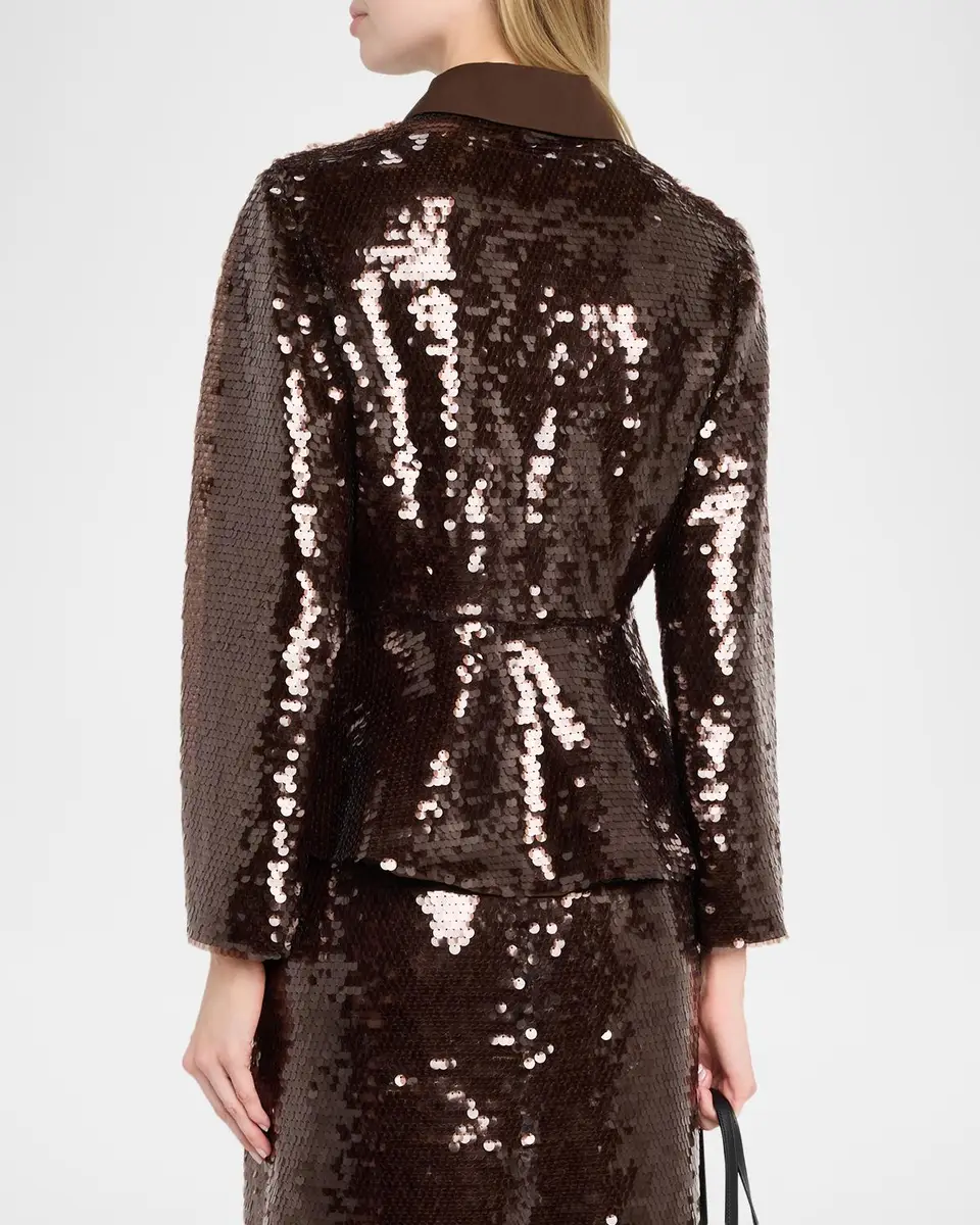 TANYA TAYLOR Natasha Sequined Jacket | Thumbnail 3 TANYA TAYLOR Natasha Sequined Jacket | Thumbnail 3