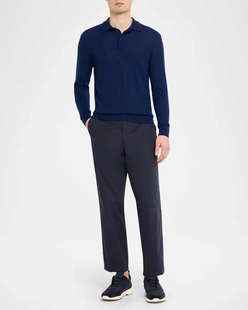 Sease Men's Cashmere Fine Knit Polo-Neck Sweater | Thumbnail 2 Sease Men's Cashmere Fine Knit Polo-Neck Sweater | Thumbnail 2