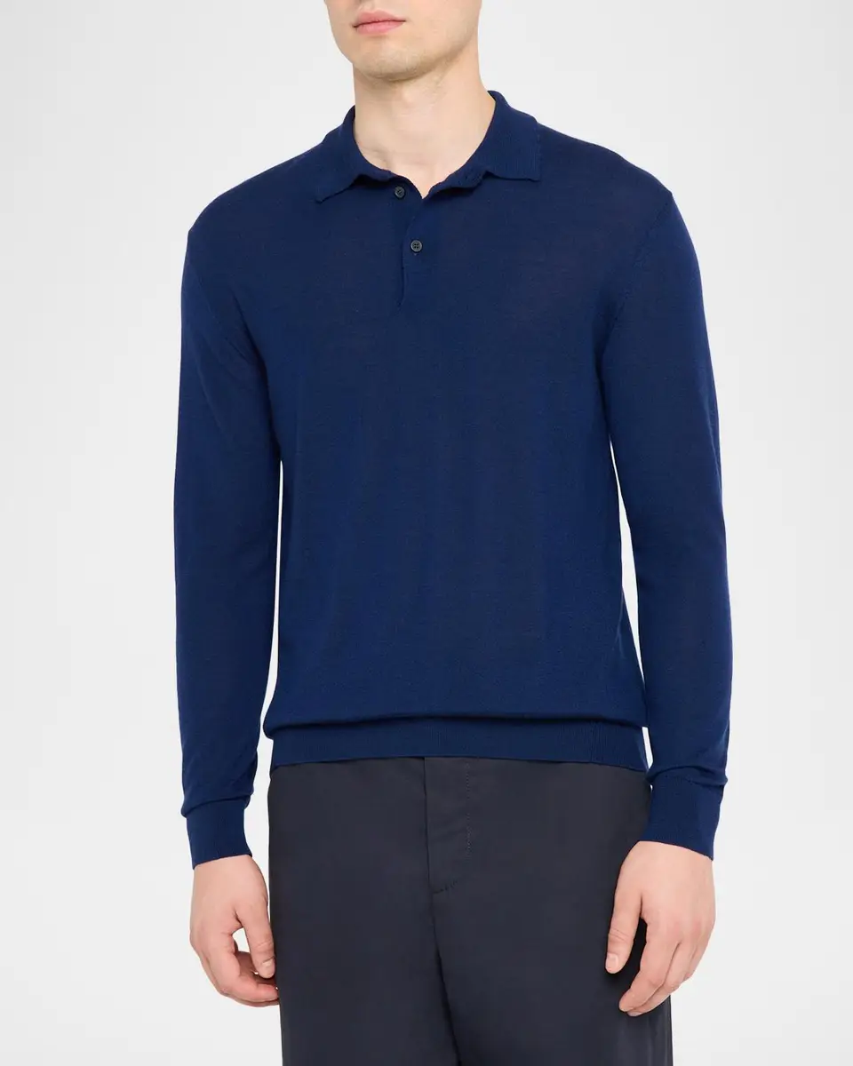 Sease Men's Cashmere Fine Knit Polo-Neck Sweater | Thumbnail 4 Sease Men's Cashmere Fine Knit Polo-Neck Sweater | Thumbnail 4