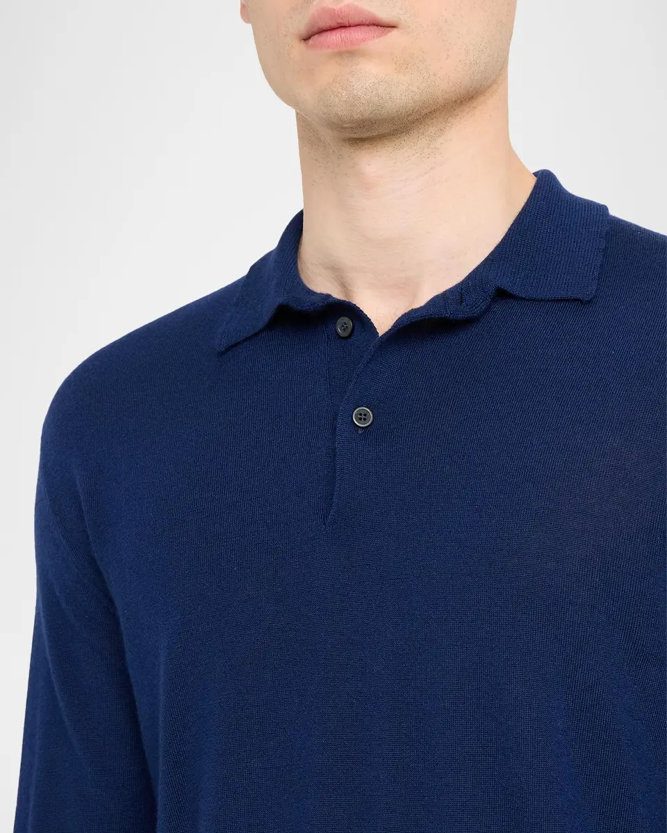 Sease Men's Cashmere Fine Knit Polo-Neck Sweater | Thumbnail 5 Sease Men's Cashmere Fine Knit Polo-Neck Sweater | Thumbnail 5