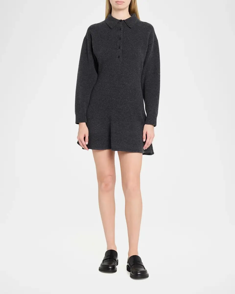 3.1 Phillip Lim Wool-Blend Polo Mini Dress | Thumbnail 2 3.1 Phillip Lim Wool-Blend Polo Mini Dress | Thumbnail 2