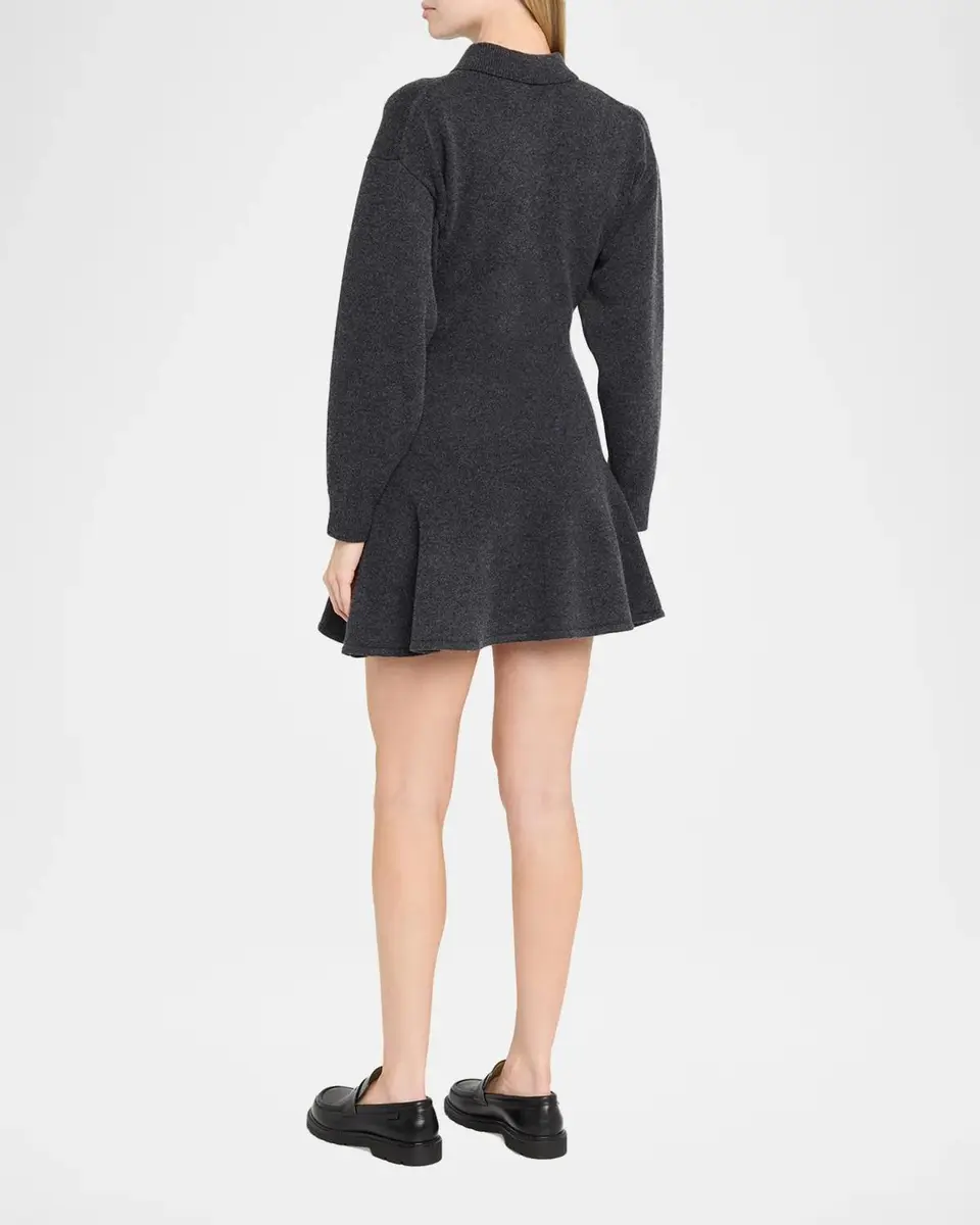 3.1 Phillip Lim Wool-Blend Polo Mini Dress | Thumbnail 3 3.1 Phillip Lim Wool-Blend Polo Mini Dress | Thumbnail 3