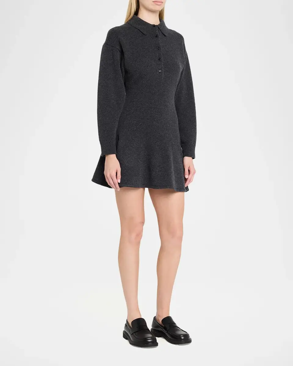 3.1 Phillip Lim Wool-Blend Polo Mini Dress | Thumbnail 4 3.1 Phillip Lim Wool-Blend Polo Mini Dress | Thumbnail 4