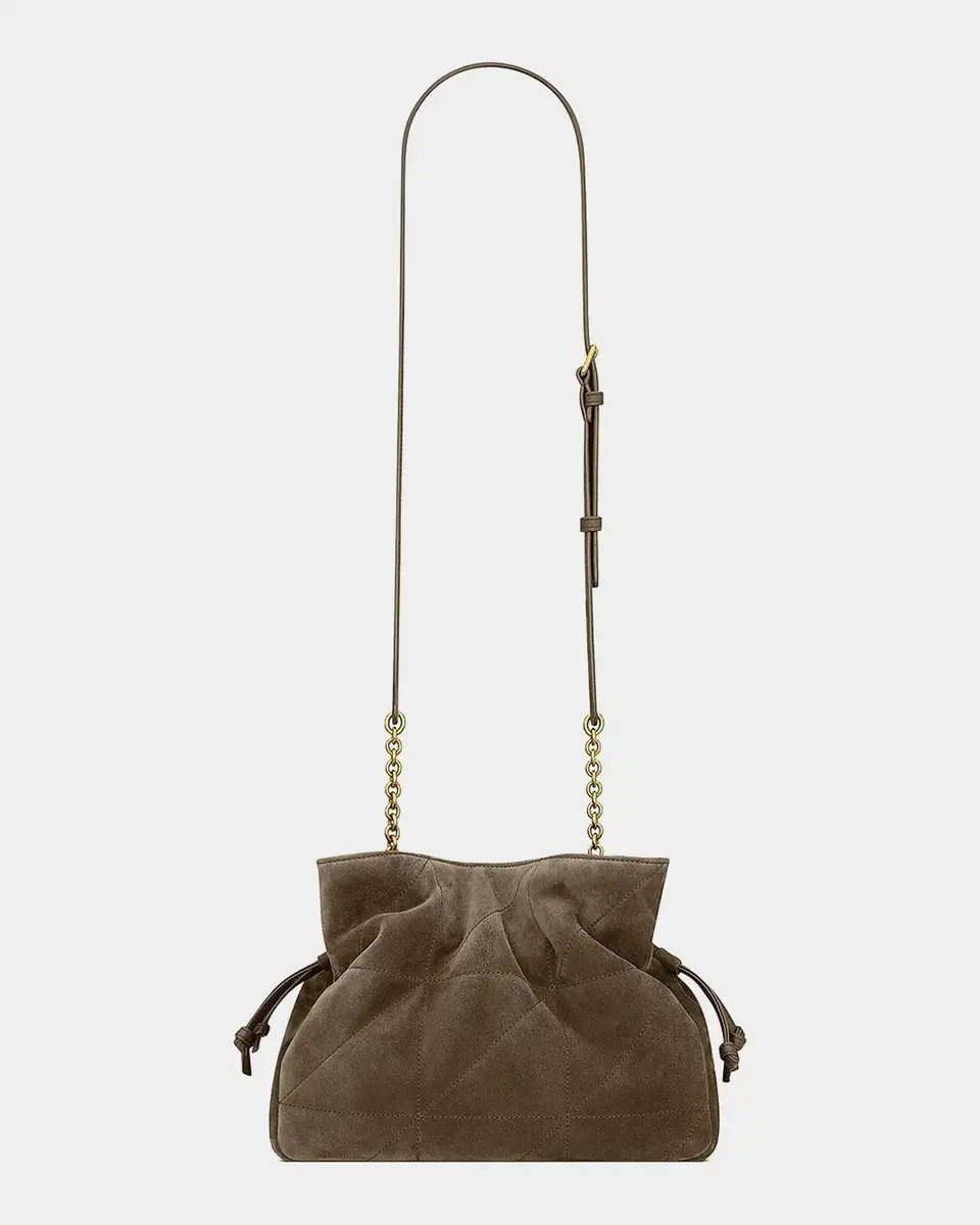 Saint Laurent Jamie Mini YSL Suede Pouch Bag | Thumbnail 3