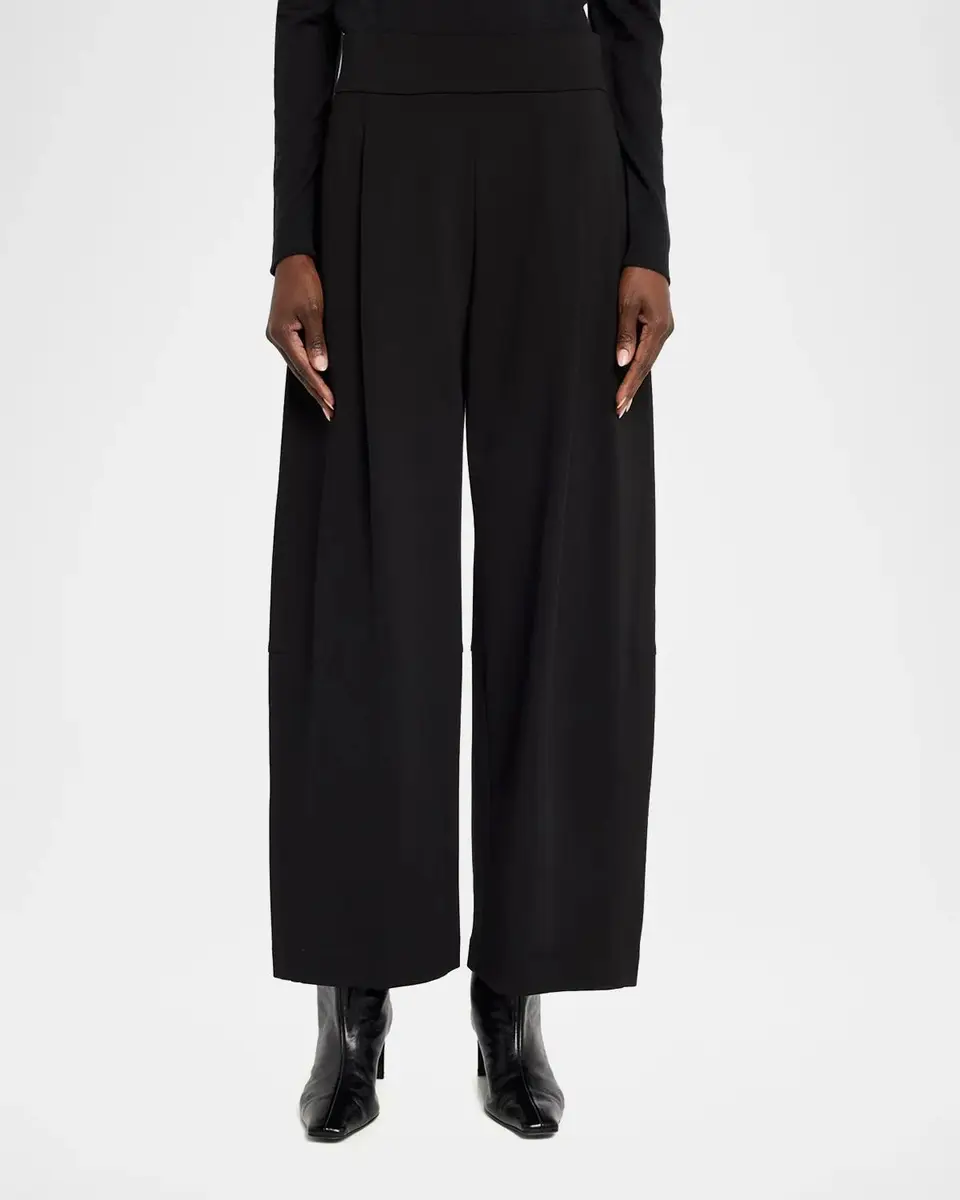 Lafayette 148 New York Walker Cropped Barrel-Leg Pants | Thumbnail 4