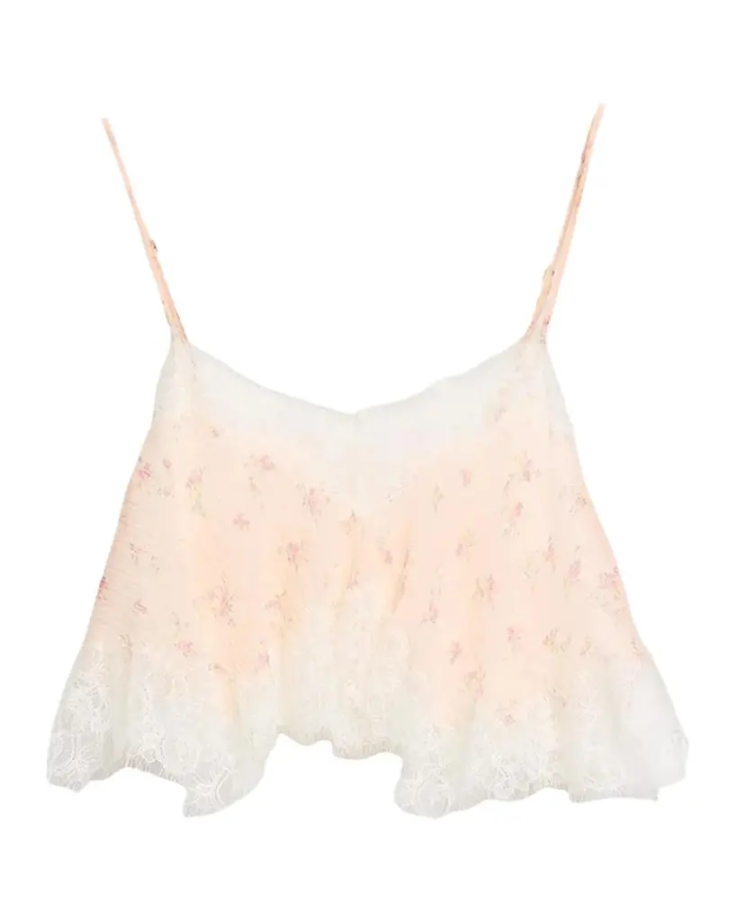 Elysia Silk Crop Top