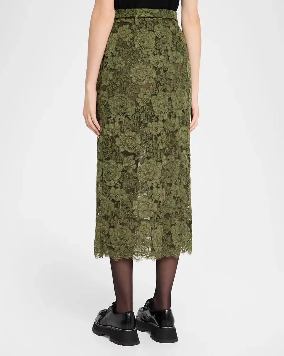 Simone Rocha Peeling Waist Lace Midi Skirt | Thumbnail 3 Simone Rocha Peeling Waist Lace Midi Skirt | Thumbnail 3