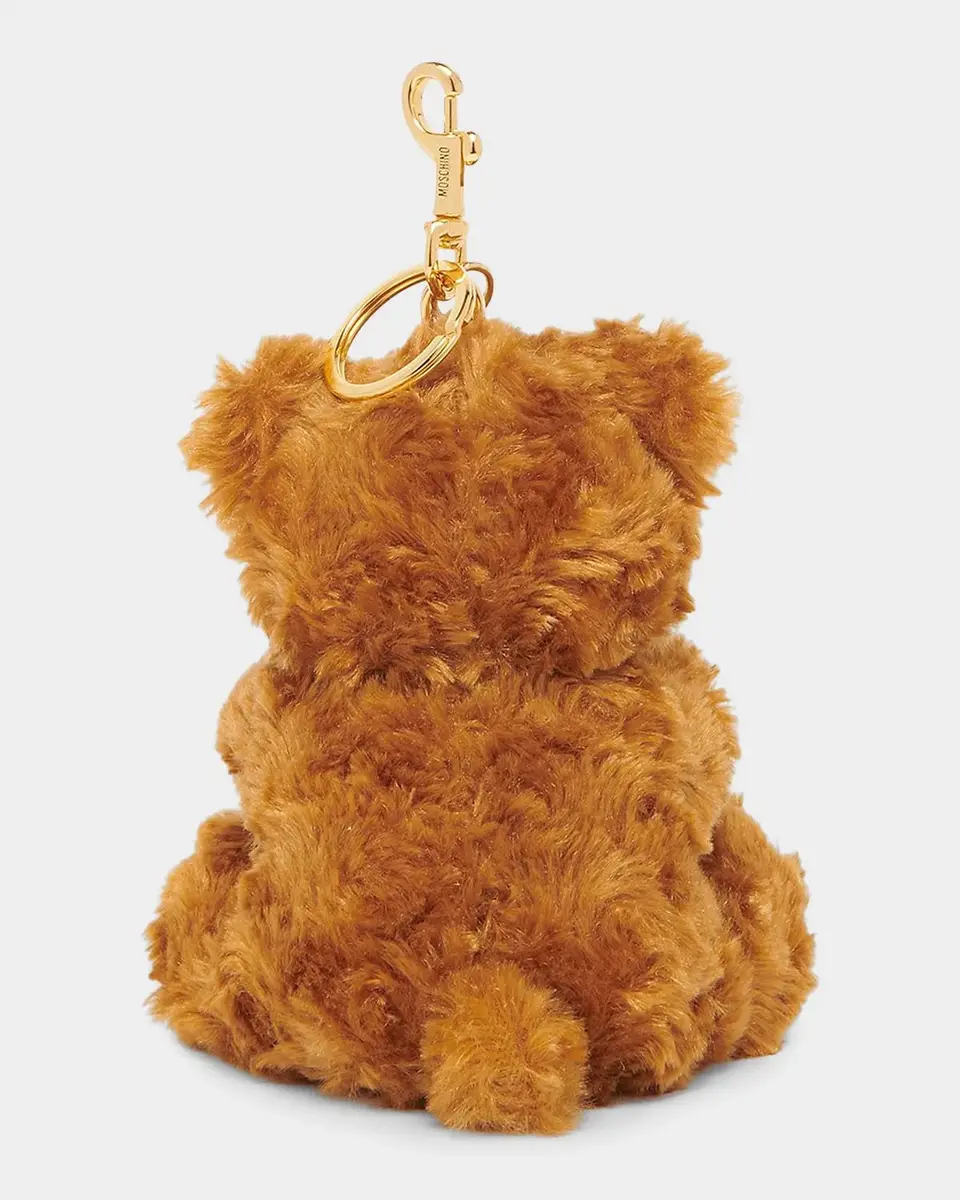 MOSCHINO Plush Faux-Fur Teddy Bear Charm | Thumbnail 2 MOSCHINO Plush Faux-Fur Teddy Bear Charm | Thumbnail 2