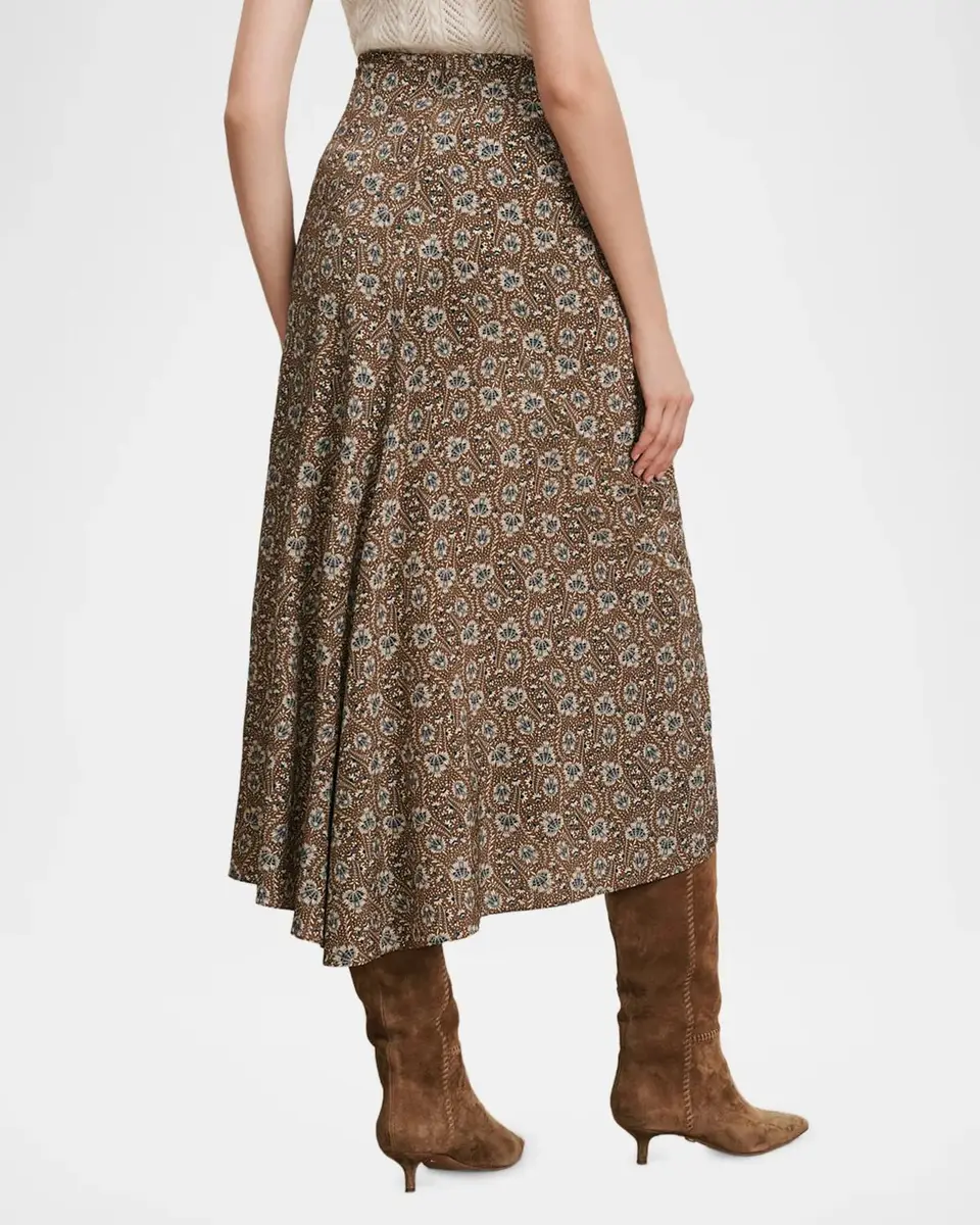 Veronica Beard Limani Floral Midi Skirt | Thumbnail 3