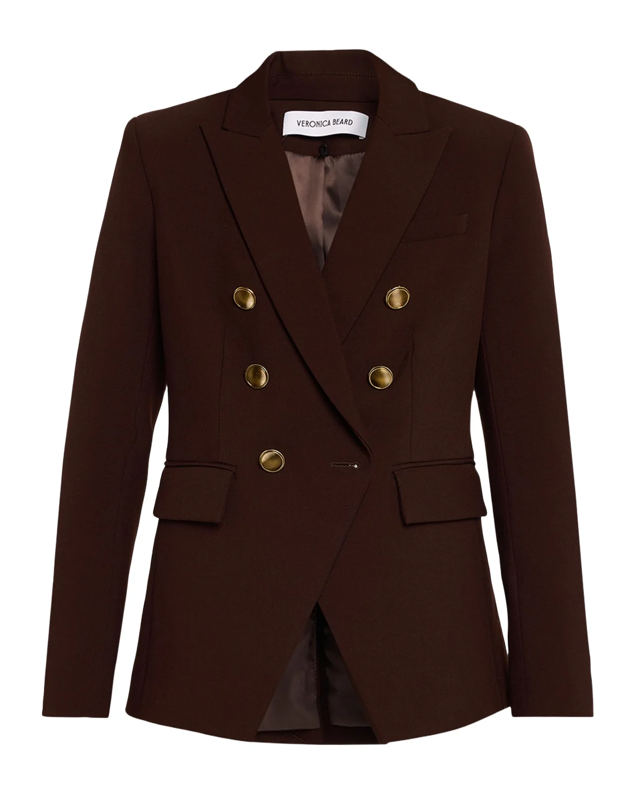 Veronica Beard Miller Double-Breasted Dickey Jacket