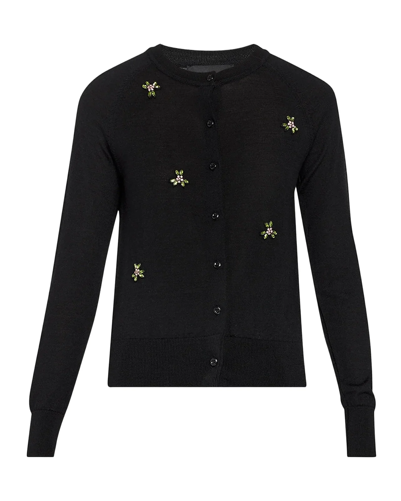 Simone Rocha Floral Embellished Cardigan