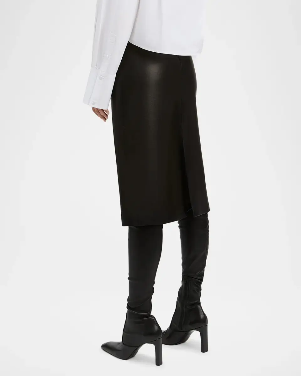 DEREK LAM 10 CROSBY Leather Pencil Skirt | Thumbnail 3 DEREK LAM 10 CROSBY Leather Pencil Skirt | Thumbnail 3
