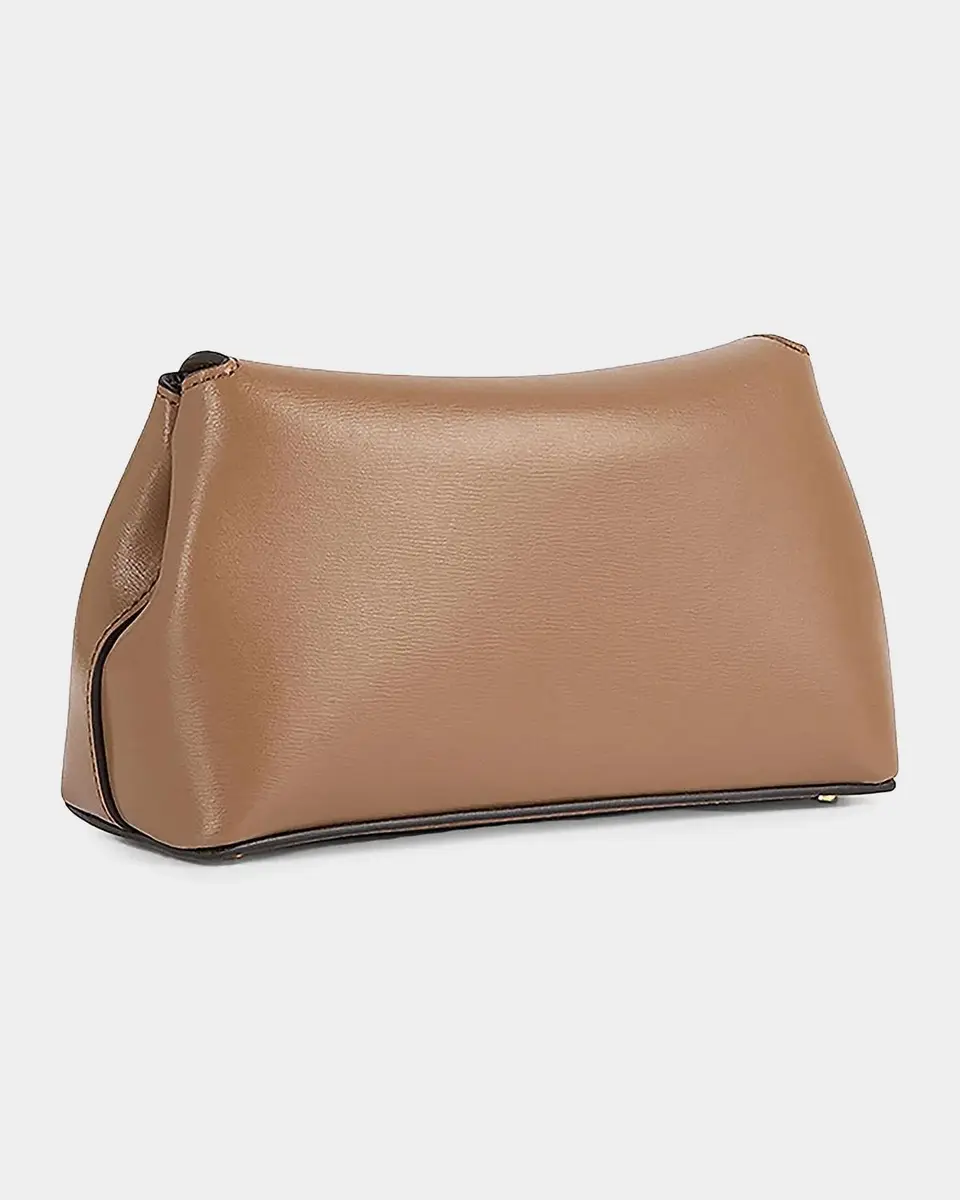 TOTEME Mini T-Lock Leather Clutch | Thumbnail 2 TOTEME Mini T-Lock Leather Clutch | Thumbnail 2