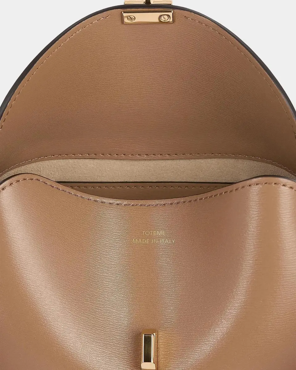 TOTEME Mini T-Lock Leather Clutch | Thumbnail 3 TOTEME Mini T-Lock Leather Clutch | Thumbnail 3