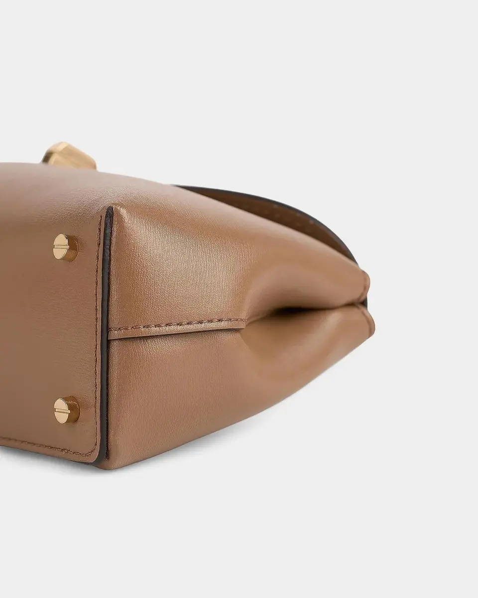 TOTEME Mini T-Lock Leather Clutch | Thumbnail 5 TOTEME Mini T-Lock Leather Clutch | Thumbnail 5