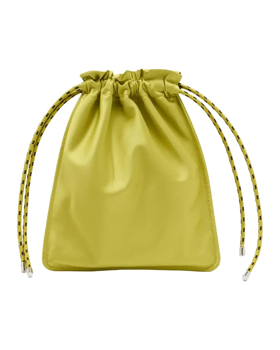 Plan C Duchesse Satin Drawstring Pouch Bag | Thumbnail 2 Plan C Duchesse Satin Drawstring Pouch Bag | Thumbnail 2