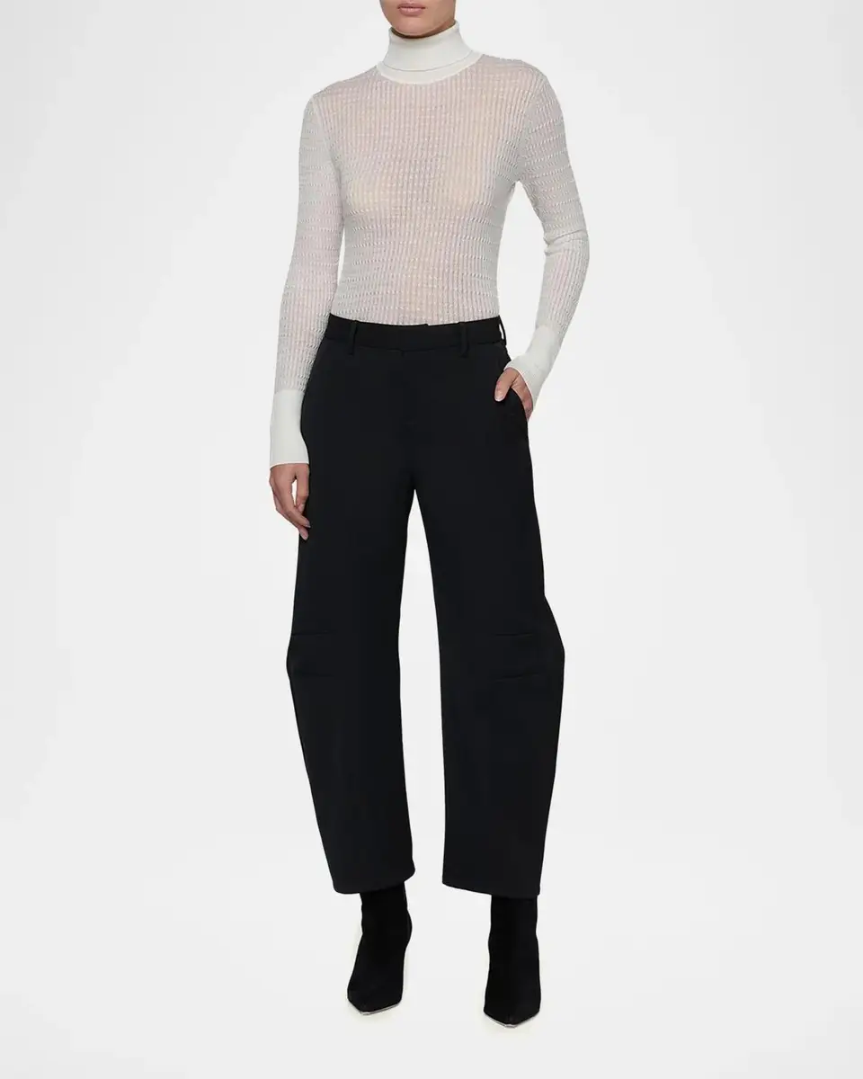 L'Agence Colby Barrel-Leg Trousers | Thumbnail 2 L'Agence Colby Barrel-Leg Trousers | Thumbnail 2