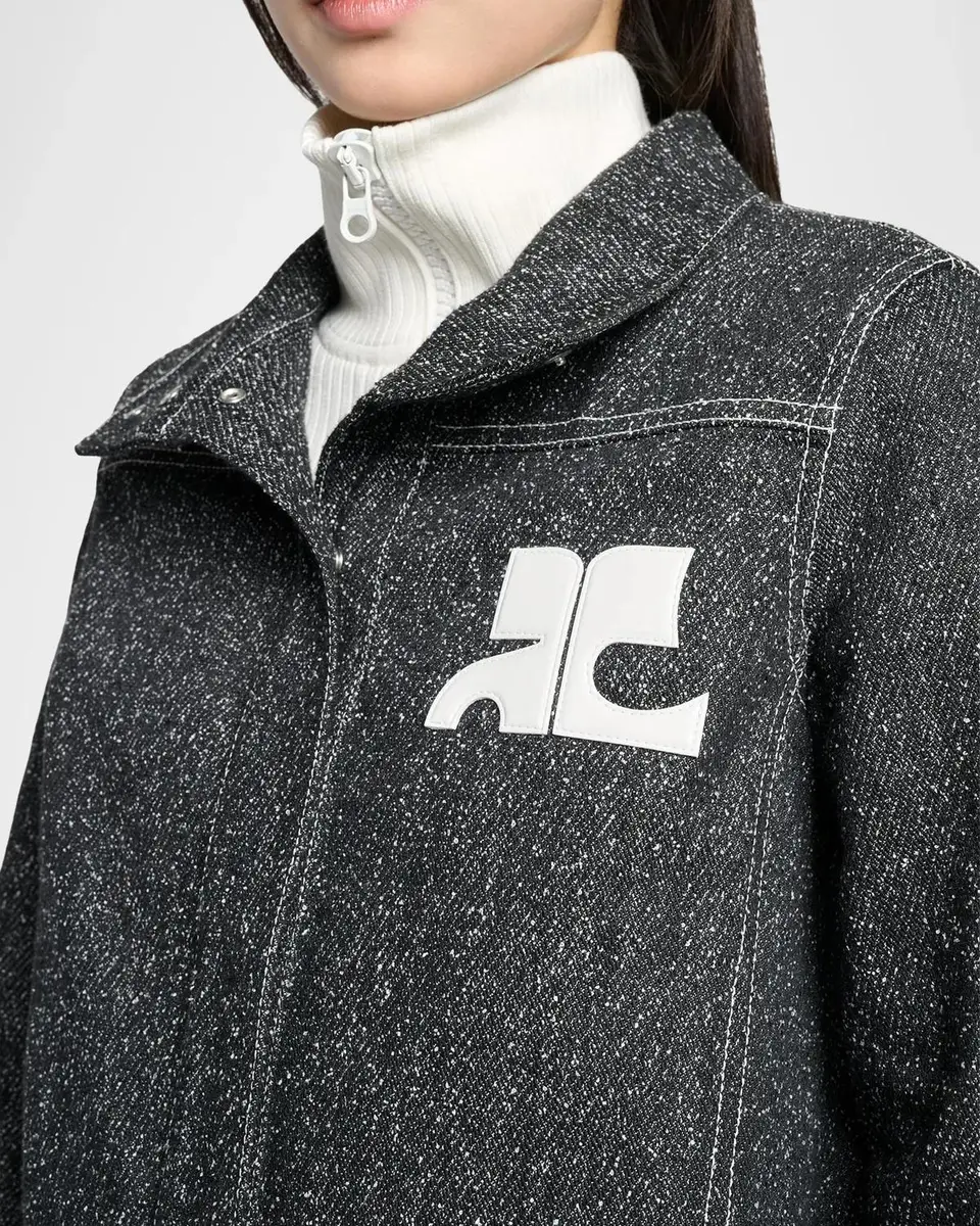 Courrèges Denim Tweed Jacket | Thumbnail 5 Courrèges Denim Tweed Jacket | Thumbnail 5