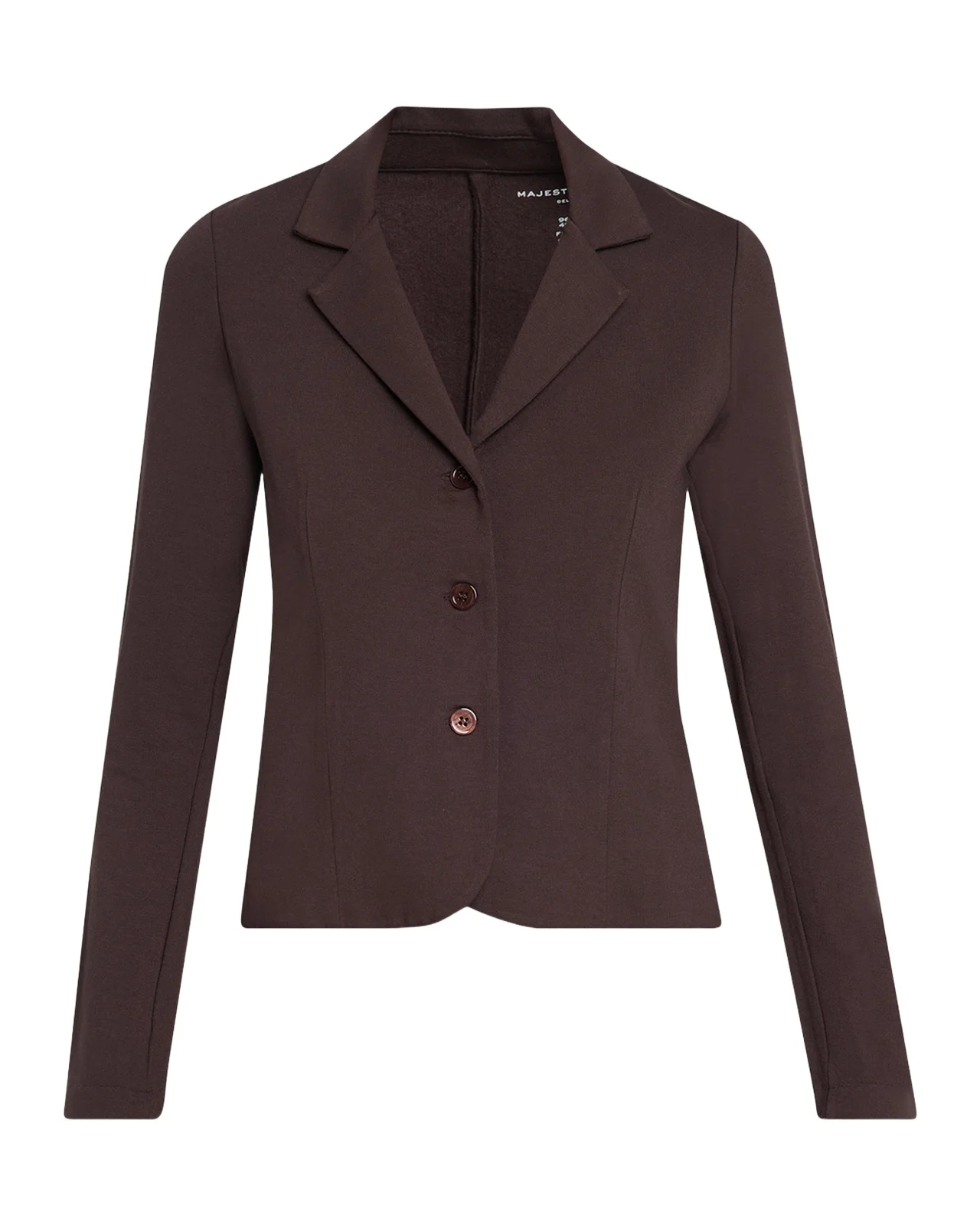 MAJESTIC FILATURES Single-Breasted French Terry Blazer