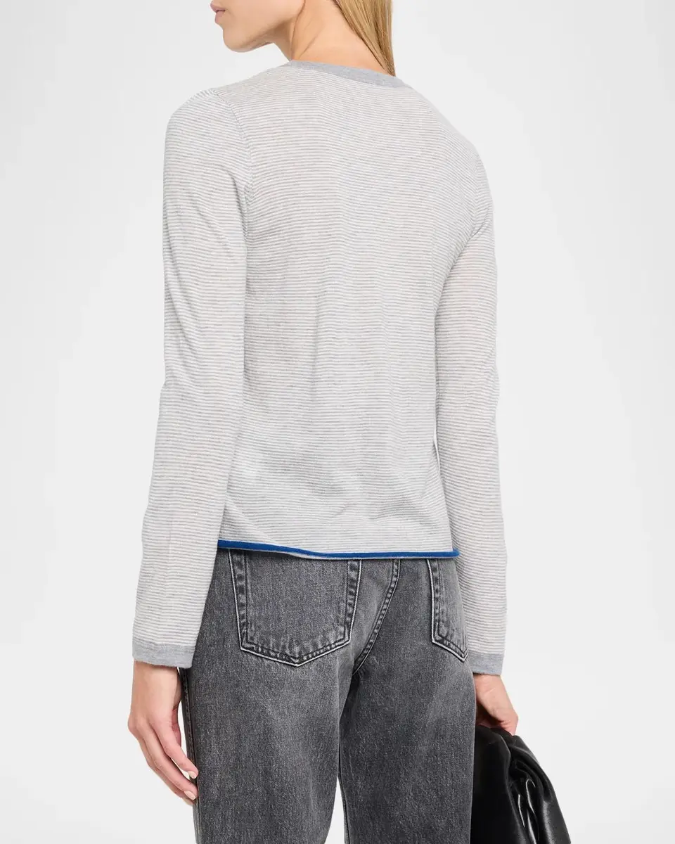 MAJESTIC FILATURES Cashmere Striped Knit Sweater | Thumbnail 3 MAJESTIC FILATURES Cashmere Striped Knit Sweater | Thumbnail 3