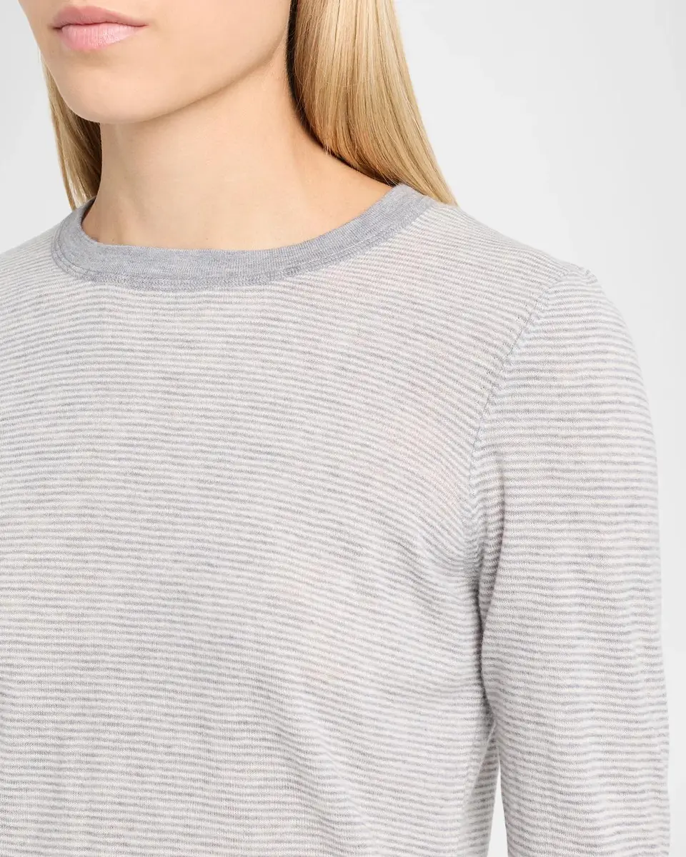 MAJESTIC FILATURES Cashmere Striped Knit Sweater | Thumbnail 5 MAJESTIC FILATURES Cashmere Striped Knit Sweater | Thumbnail 5