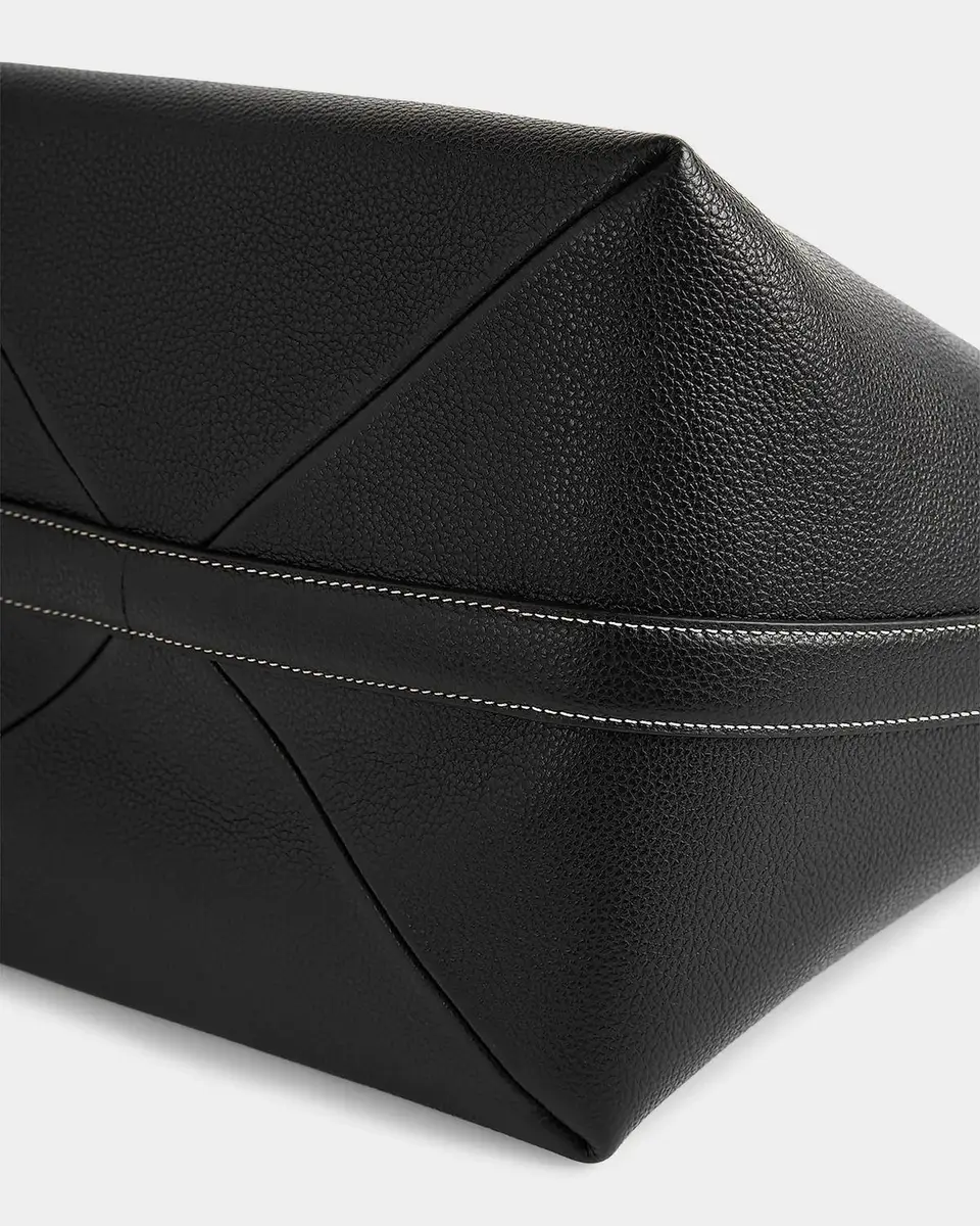 TOTEME Medium Belted Grain Leather Tote | Thumbnail 5 TOTEME Medium Belted Grain Leather Tote | Thumbnail 5