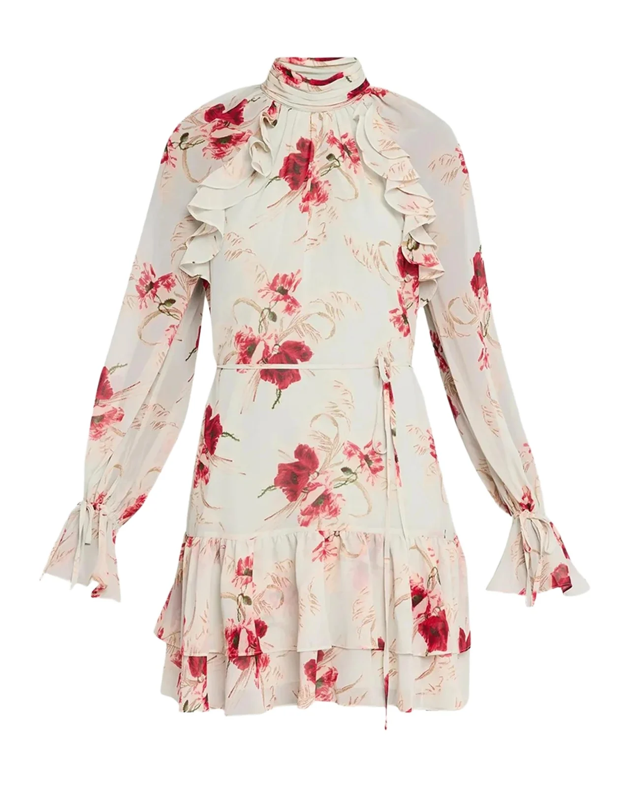 Sylvia Wilted Poppy Mini Dress Sylvia Wilted Poppy Mini Dress