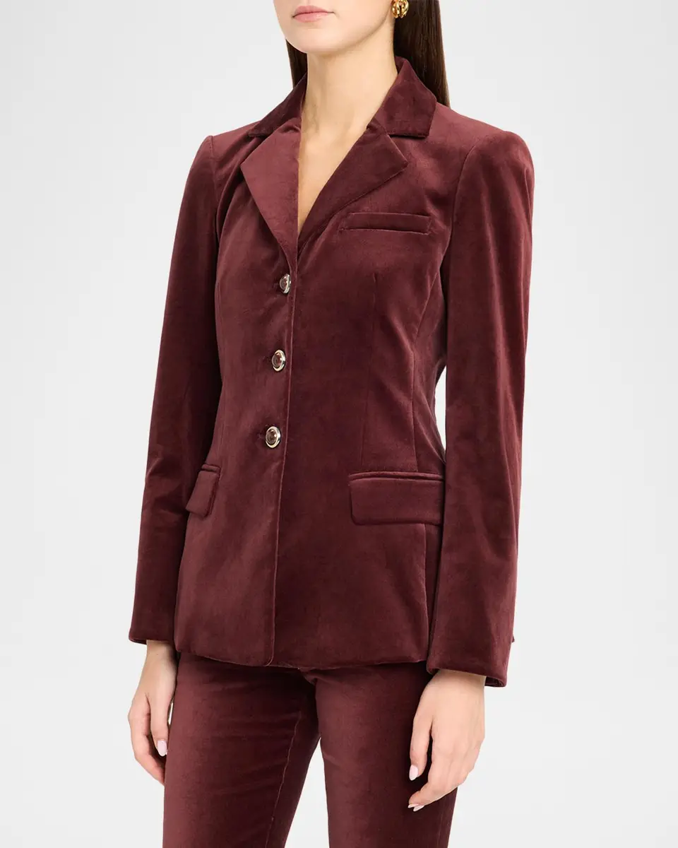 Veronica Beard Raelynn Velvet Dickey Jacket | Thumbnail 4 Veronica Beard Raelynn Velvet Dickey Jacket | Thumbnail 4