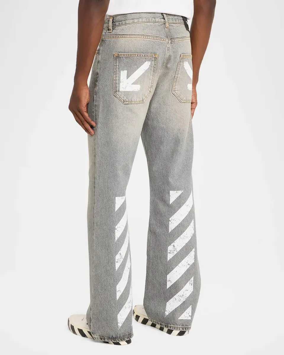 Off-White Faded Jeans | Thumbnail 3 Off-White Faded Jeans | Thumbnail 3