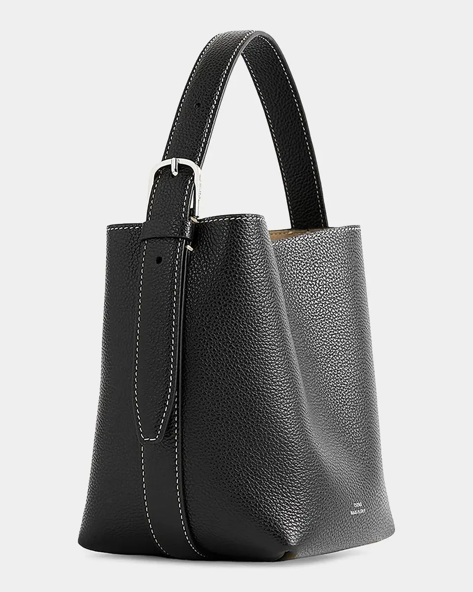 TOTEME Small Belted Grain Leather Tote | Thumbnail 2 TOTEME Small Belted Grain Leather Tote | Thumbnail 2