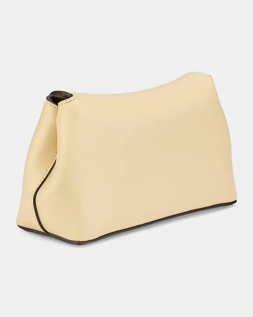 TOTEME T-Lock Mini Leather Clutch Bag | Thumbnail 2 TOTEME T-Lock Mini Leather Clutch Bag | Thumbnail 2
