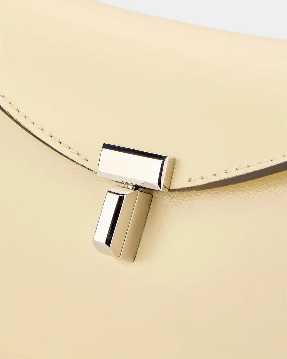 TOTEME T-Lock Mini Leather Clutch Bag | Thumbnail 5 TOTEME T-Lock Mini Leather Clutch Bag | Thumbnail 5