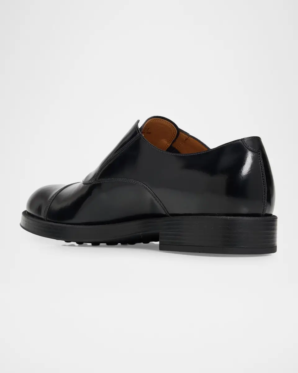Tod's Men's Leather Slip-On Oxford Loafers | Thumbnail 4 Tod's Men's Leather Slip-On Oxford Loafers | Thumbnail 4