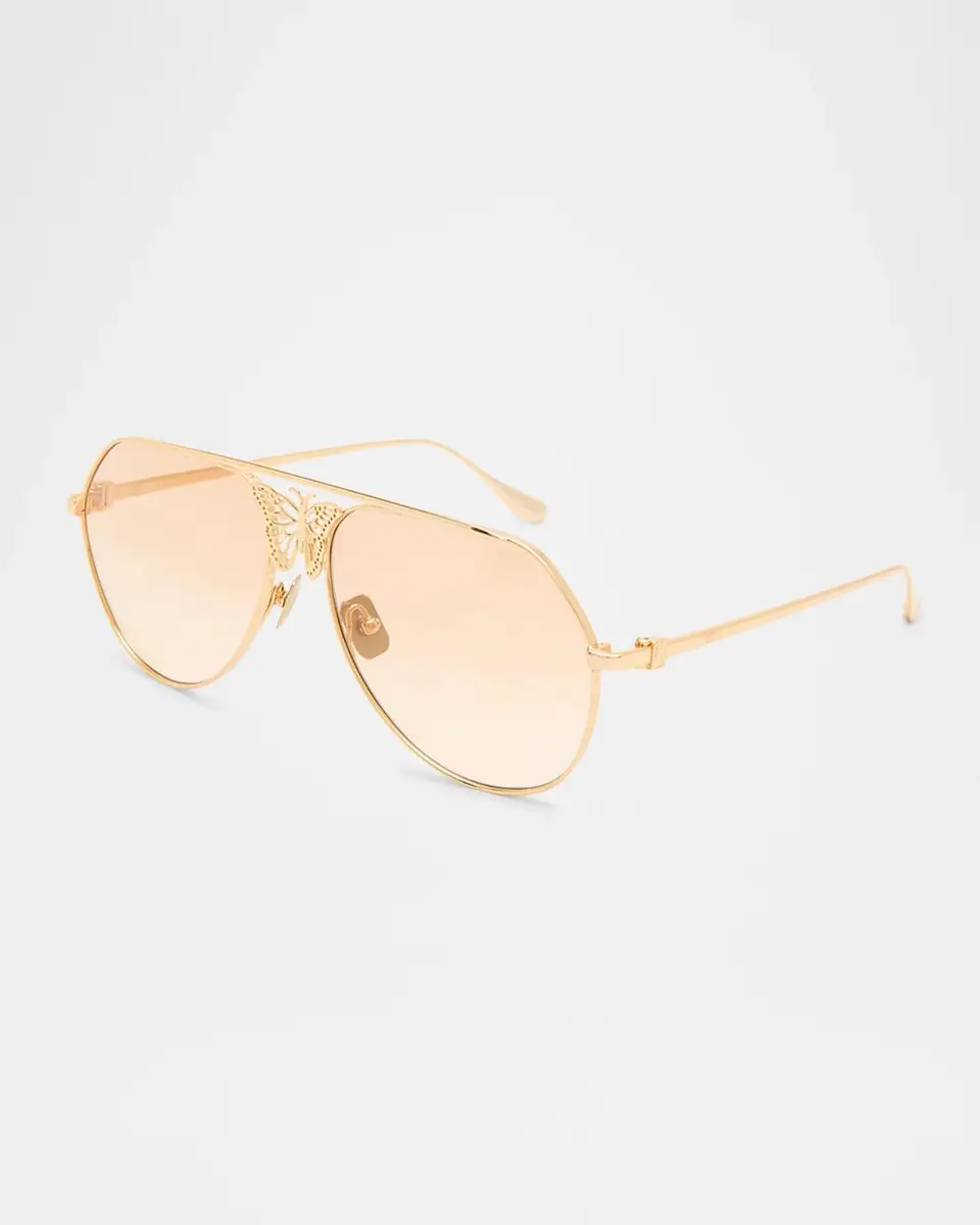 Anna-Karin Karlsson Miss Rosell 2 62MM Aviator Sunglasses | Thumbnail 2